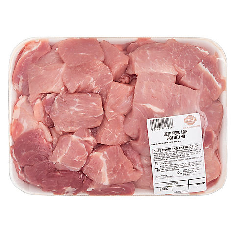 Wellsley Farms Diced Fresh Pork, 3 - 3.5 lbs.