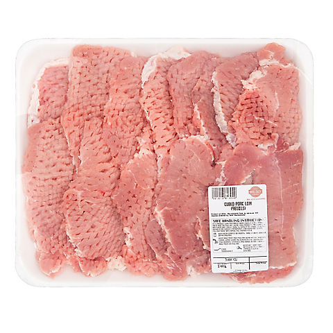 Wellsley Farms Fresh Cubed Pork Loin, 2.75 - 3.5 lbs.