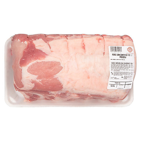 Wellsley Farms Fresh Pork Loin Bone-In Center Cut Roast, 3.75 - 4.5 lbs.