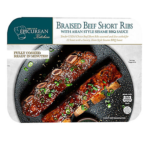 Chef Jay's Epicurean Kitchen Asian Sesame Beef Short Ribs, 3.5-4 lbs.
