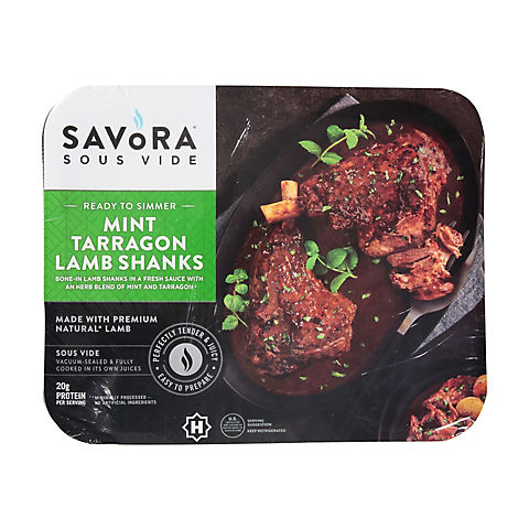 Savora Mint Tarragon Lamb Shanks, 3-3.5 lbs.