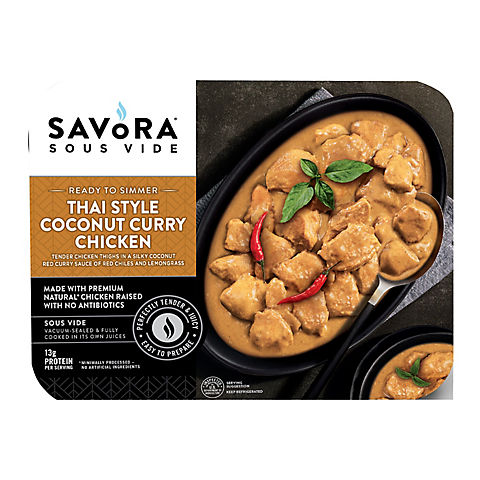 Savora Thai Style Coconut Curry Chicken, 2-2.5 lbs.