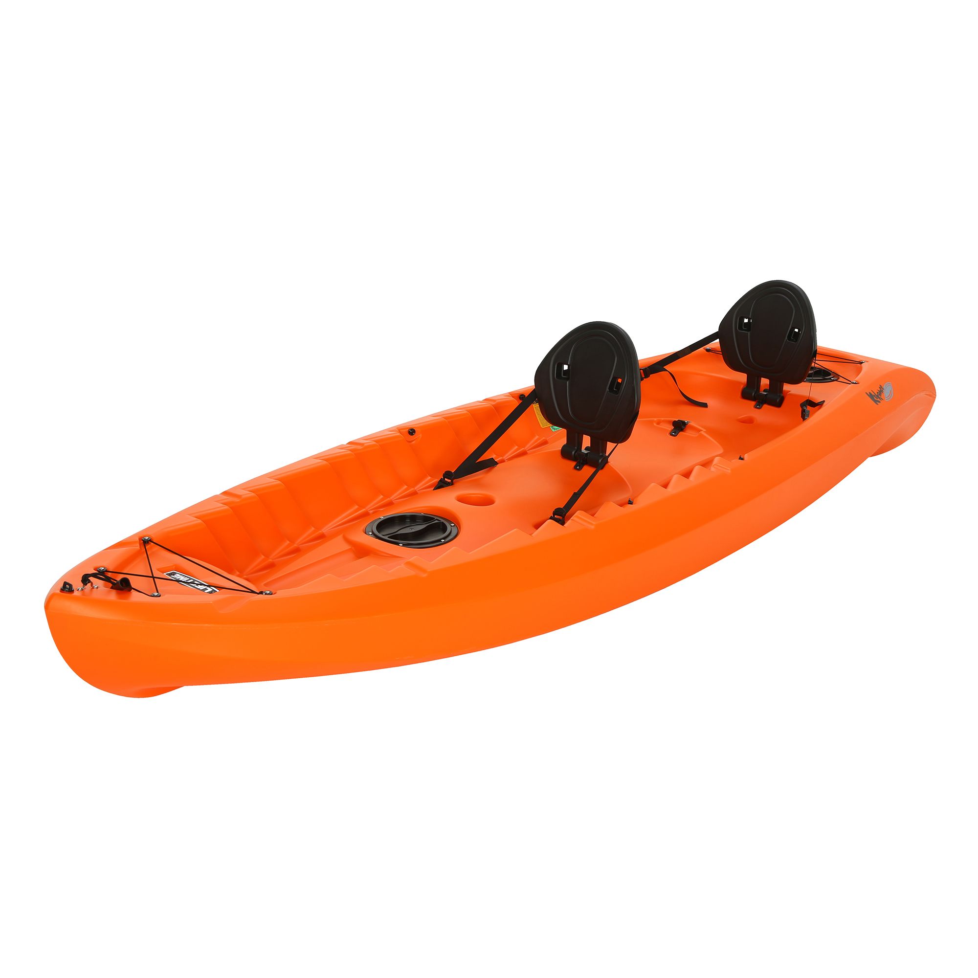 Costway 10.2 ft. Orange Single Sit-On-Top Kayak 1-Person Kayak