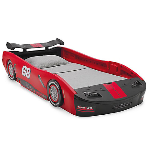Delta Children Turbo Race Car Twin Size Bed