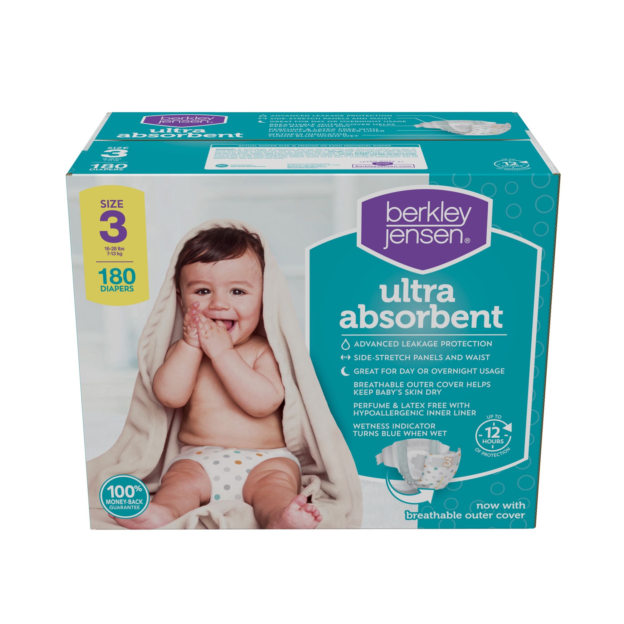 Berkley Jensen Ultra Absorbent Diapers, Size 2, 112 ct