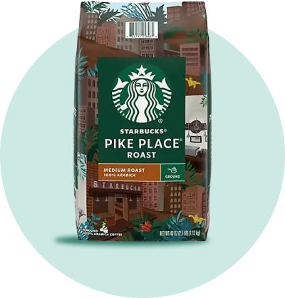 Starbucks Pike Place Roast Medium Roast Ground Coffee, 40 oz.