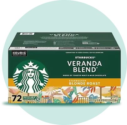 Starbucks Veranda Blend Light Roast k-Cup Pods, 72 ct. 