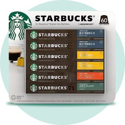 Starbucks by Nespresso Original Line Capsules Variety Pack Pods, 60 ct.