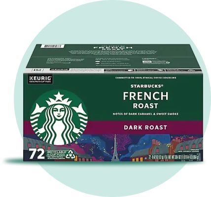 Starbucks French Dark Roast K-Cup Pods, 72 ct.