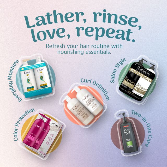Lather, rinse, love, repeat. Refresh your hair routine.
