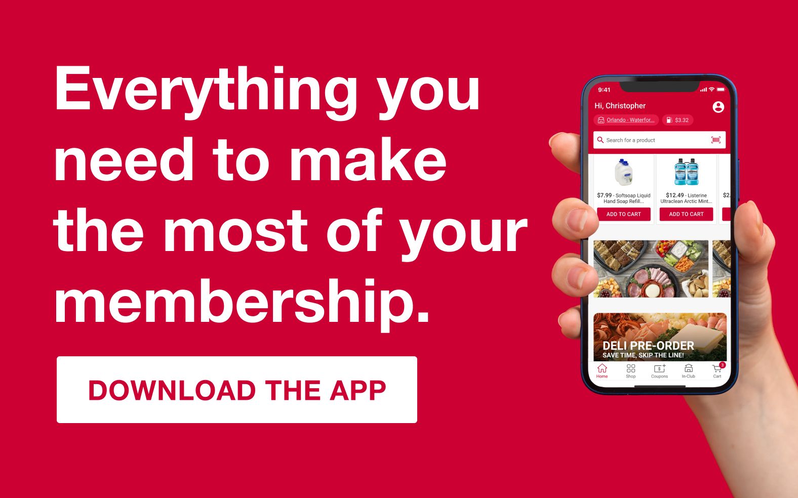 Download the BJs wholesale app