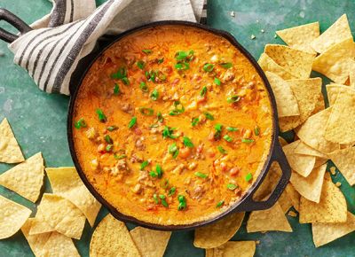 Smoked Beef Queso Dip with Ranch