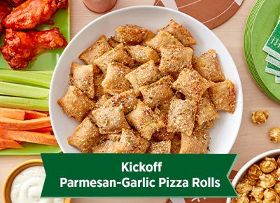 Parmesan Garlic Pizza Rolls