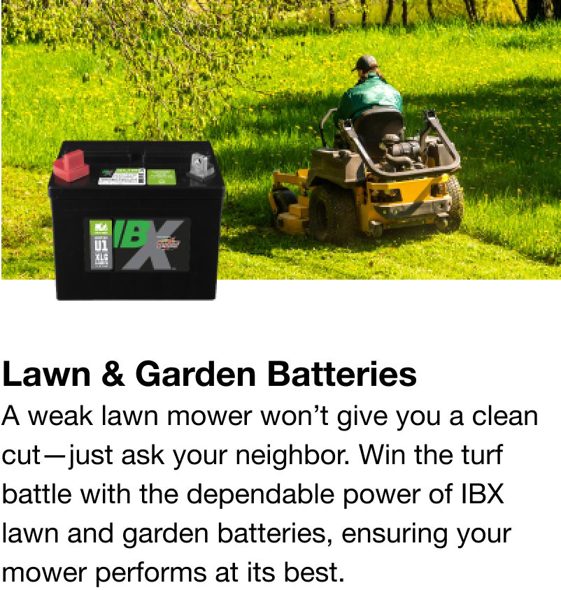 Lawn & Garden Batteries