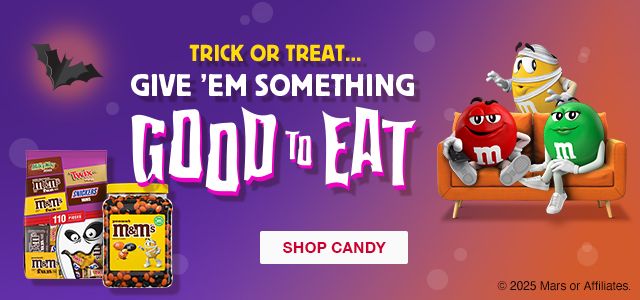 Trick or Treat, shop candy