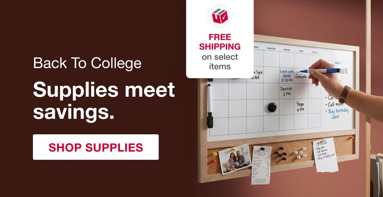 College School Supplies + FREE shipping on select. Shop Now.