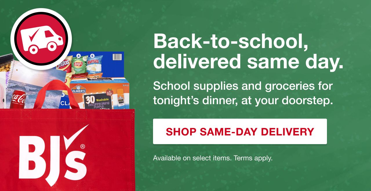 Shop Back to School Same-Day Delivery.