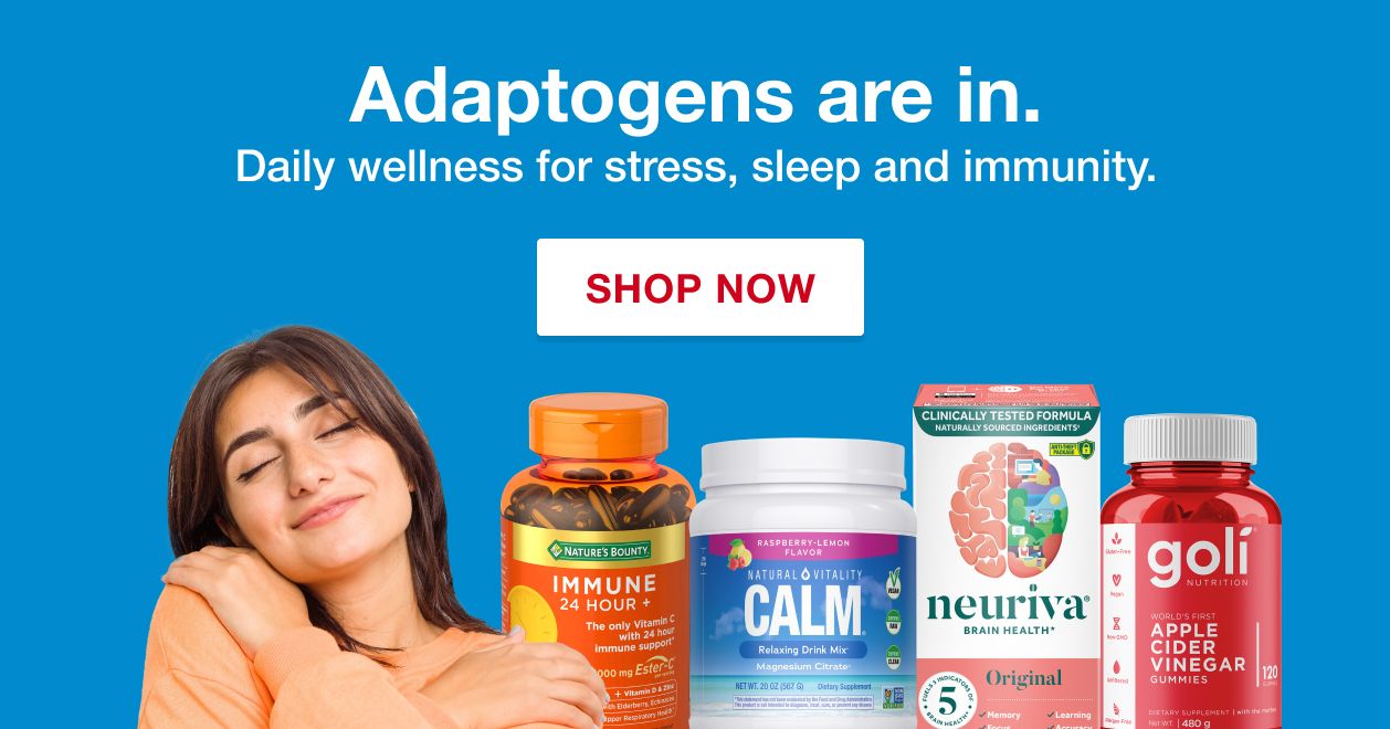 Adaptogens are in. Daily wellness for stress, sleep and immunity. Shop Now.