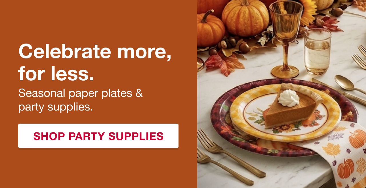 Fall Party Supplies.