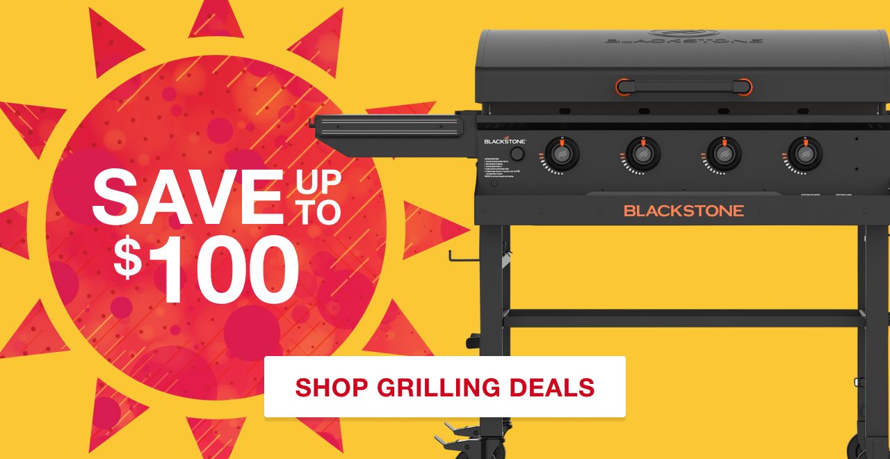 Save up to $100 on grilling deals.