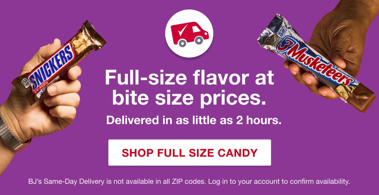 full size candy