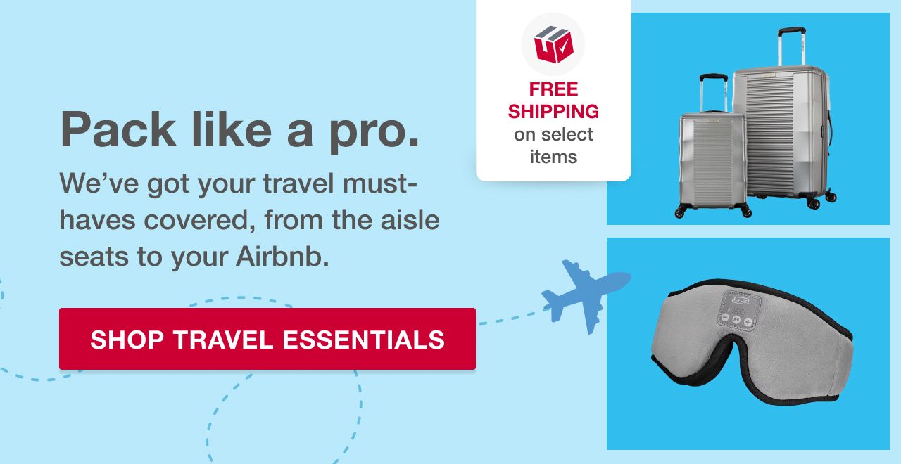 shop travel essentials