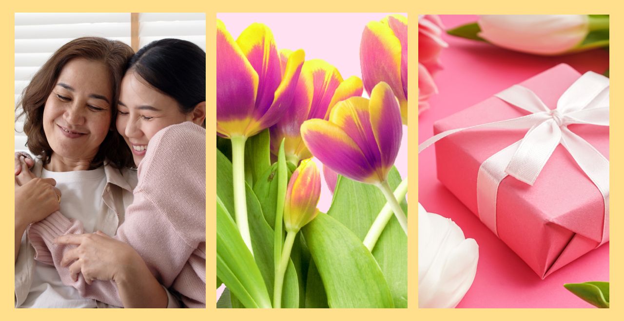 Mother's Day collage of imagery.