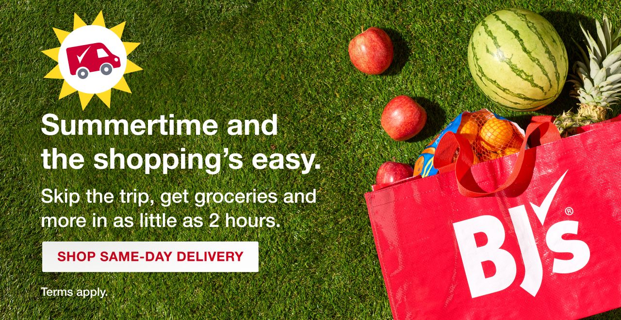 Summertime and the shoppings easy. Same-day delivery. Shop now.
