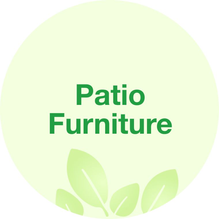 Text: Patio furniture