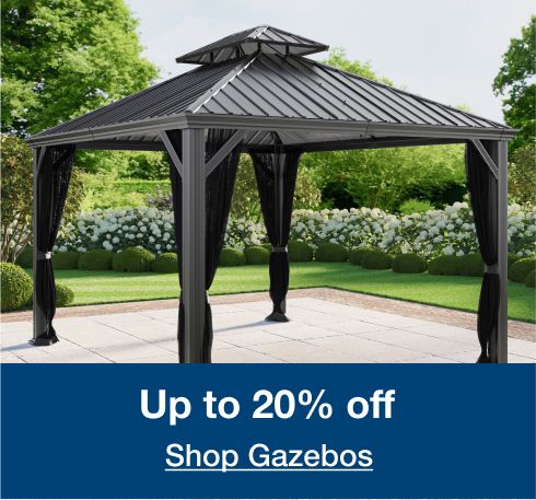 Up to 20% off. Shop Gazebos.
