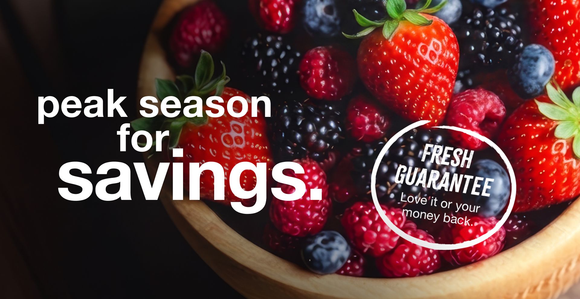 Peak season for savings.
