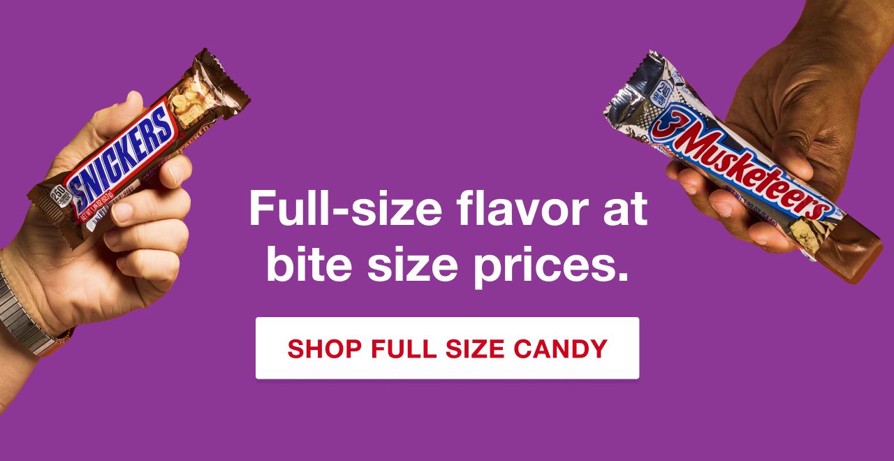 Full size candy