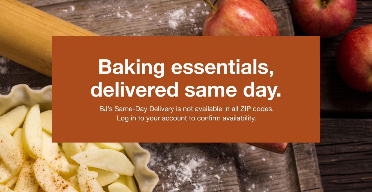 Baking essentials, delivered same day.