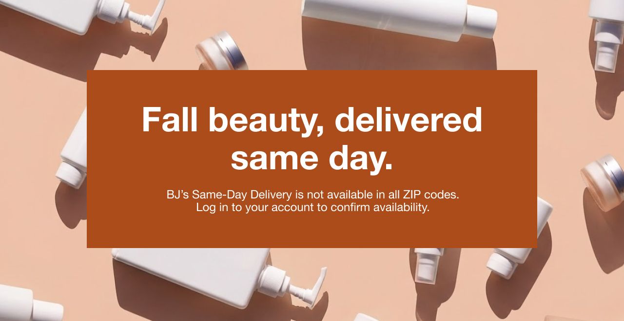 Fall beauty, delivered same day.