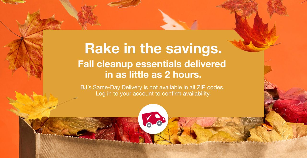 Rake in the savings. Same-day delivery available on select.