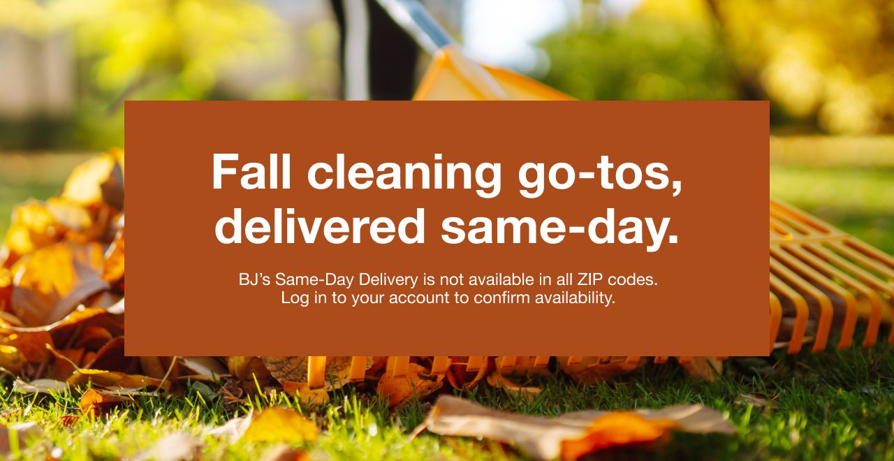 Fall cleaning go-tos, delivered same day.