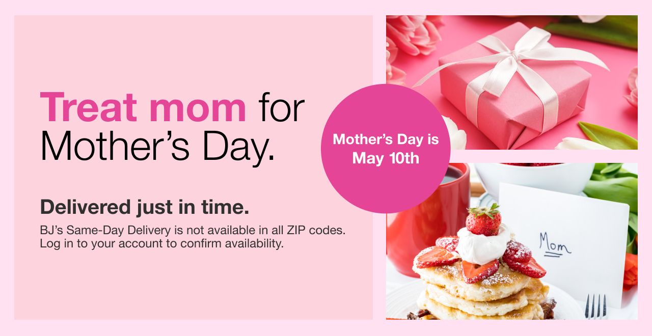 Mother's Day is May 10th.