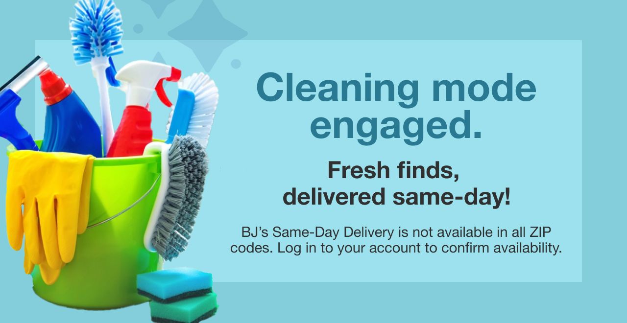 Cleaning Mode Engaged. Fresh finds delivered same-day