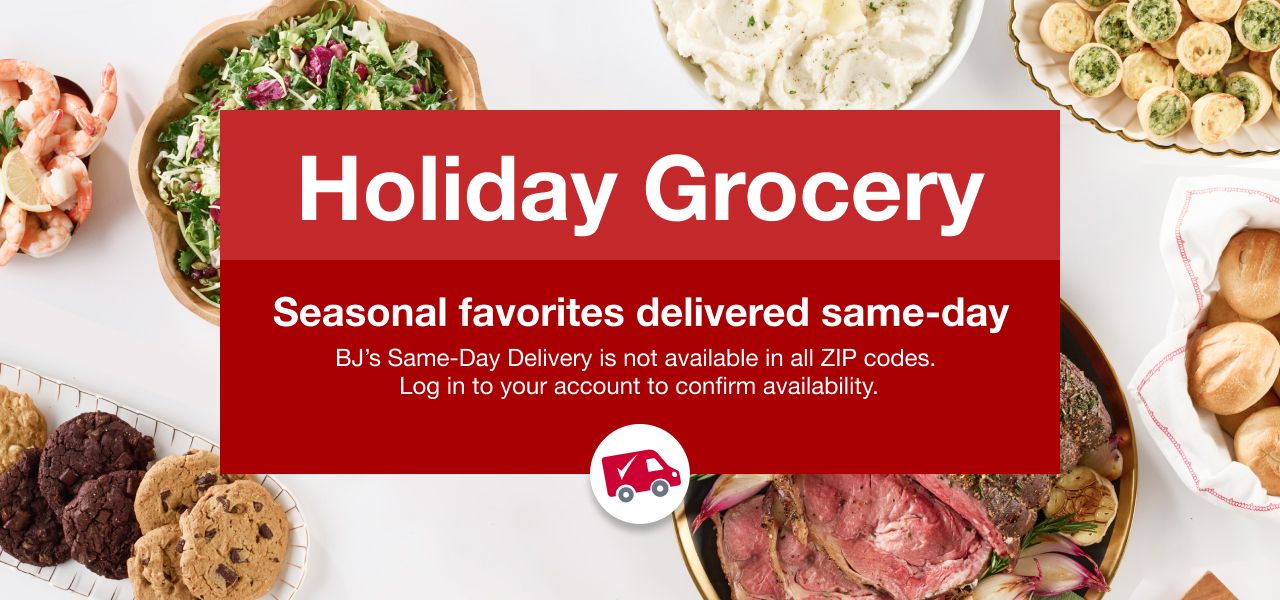 Holiday Grocery Same-Day Delivery available on select.