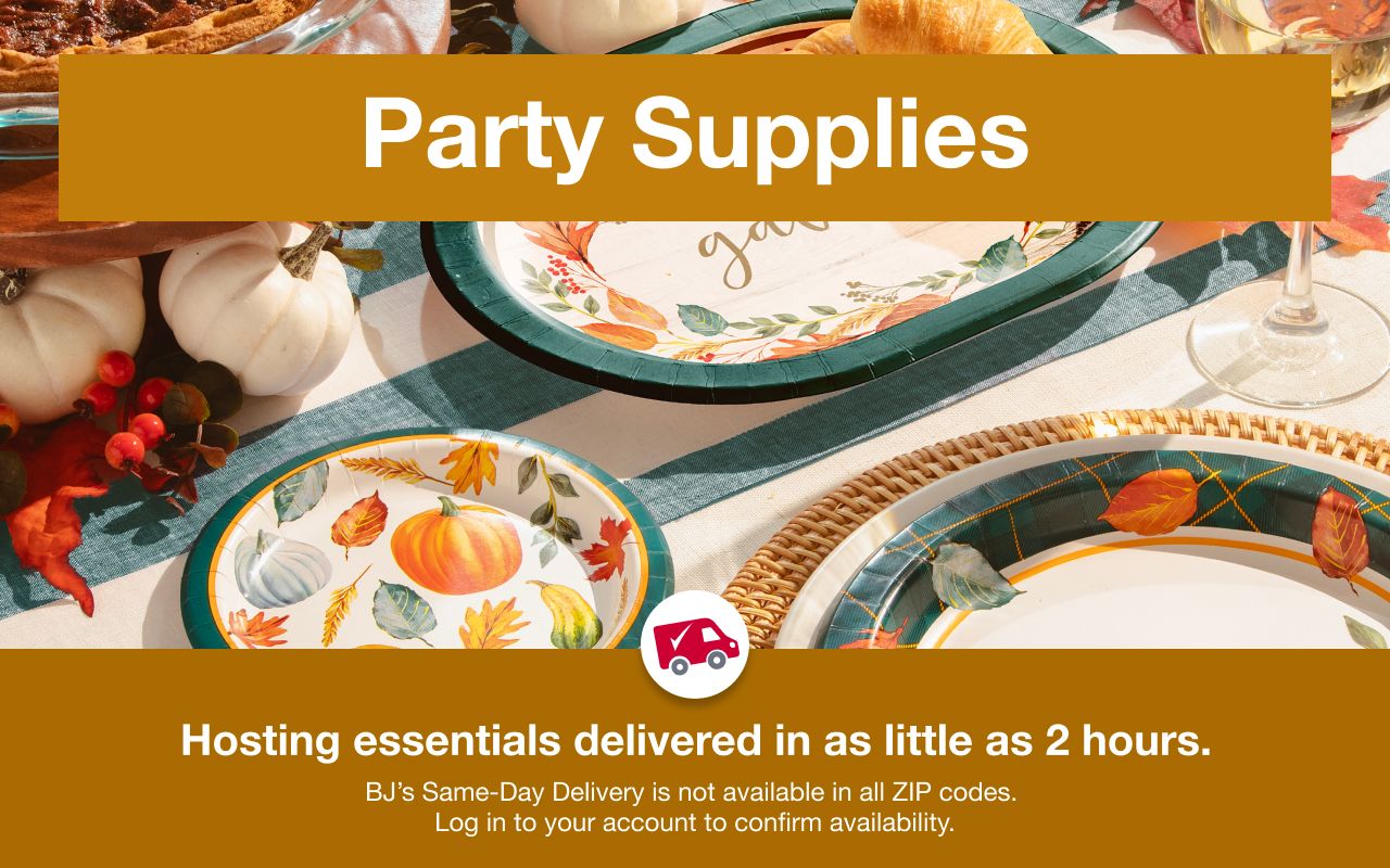 Thanksgiving Party Supplies. Same-day delivery available on select.