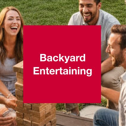 Summer backyard
