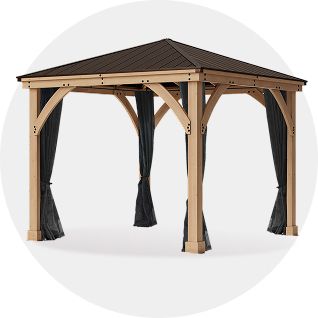 Picture: Pergola on a white background