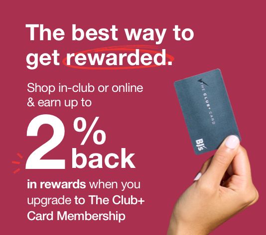 The best way to get rewarded. Shop in-club or online & earn up to 2% back in rewards when you upgrade to The Club+ Card Membership