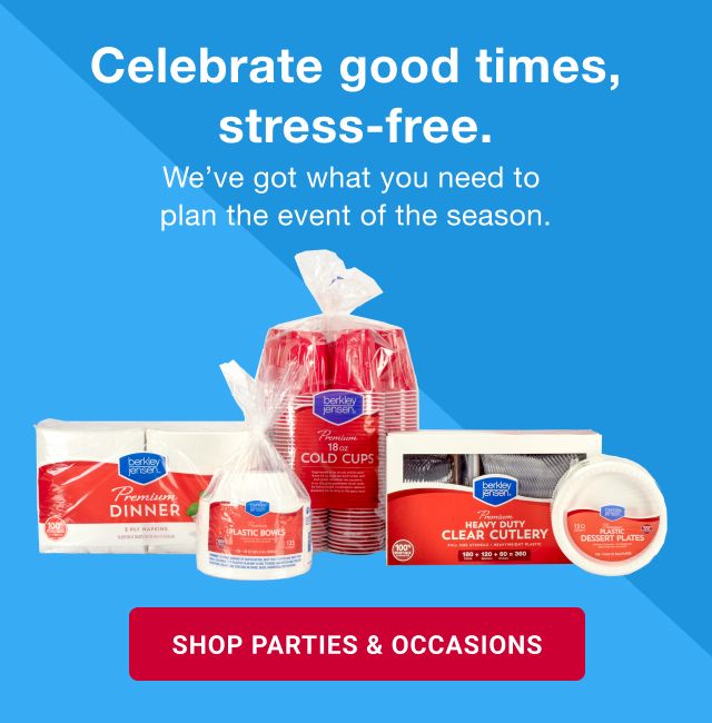 Celebrate good times, stress-free. We've got what you need to plan the event of the season. Click to shop parties and occasions
