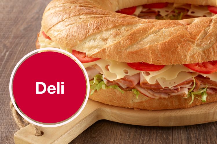 Deli - meats and cheeses and platters!