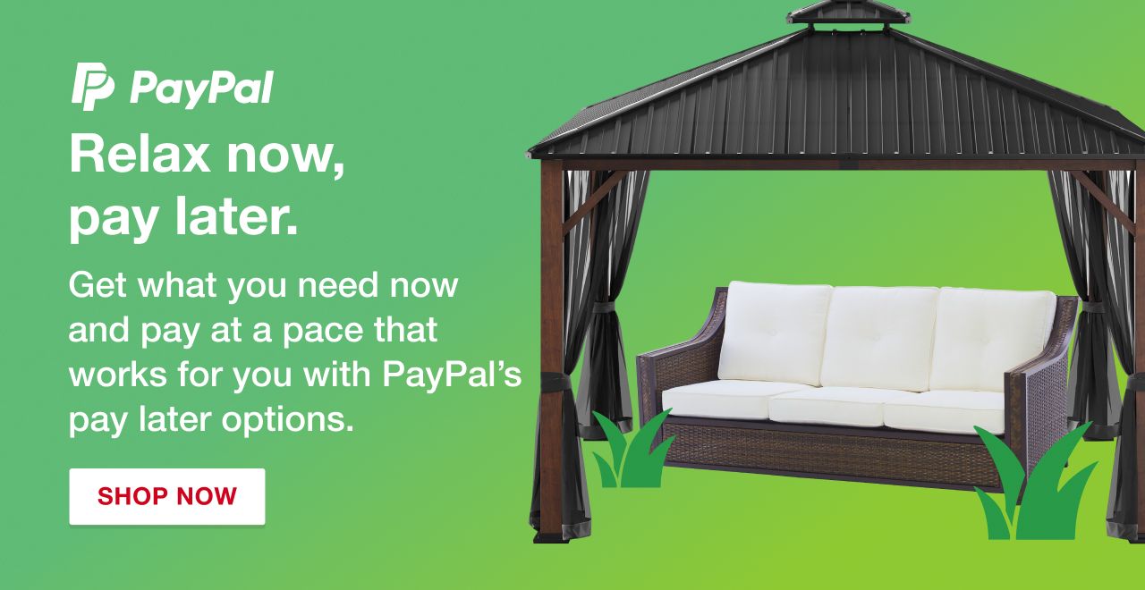 Relax Now Pay Later with Paypal