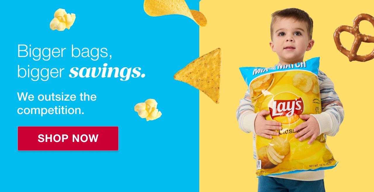 Shop our Big Snack Sizes