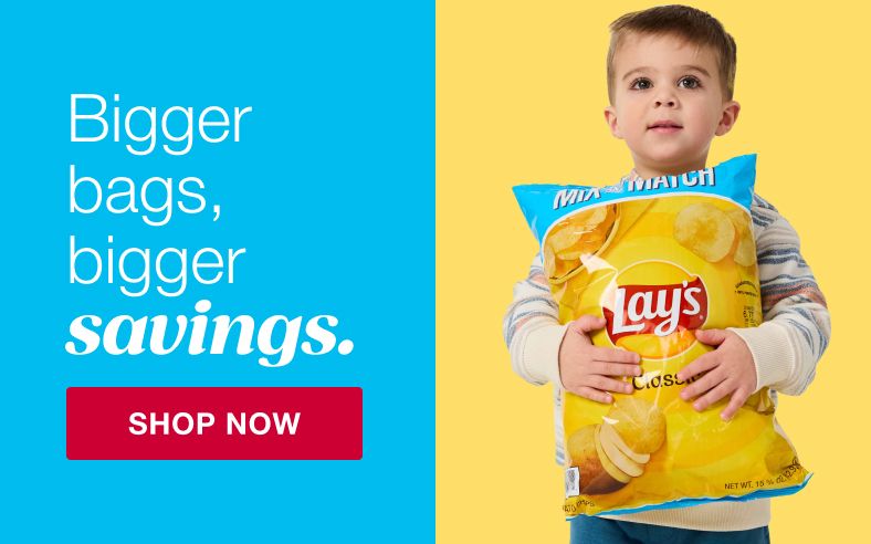 Shop our Big Snack Sizes