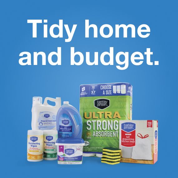Cleaning. Tidy home and budget.