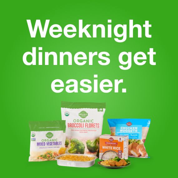 Meals. Weeknight dinners get easier.